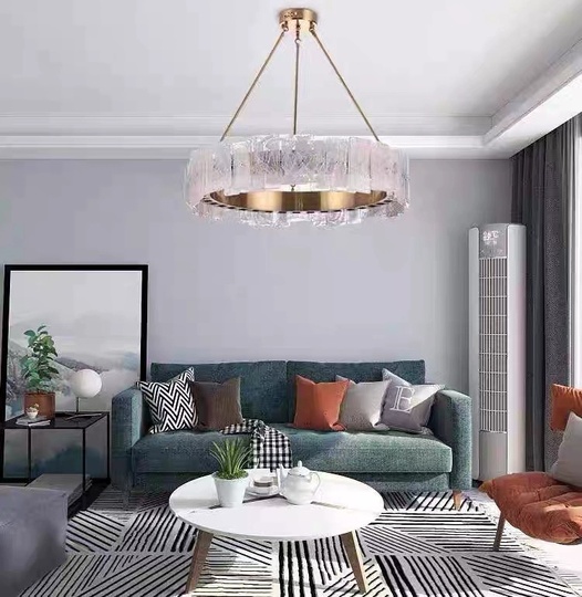 Люстра подвесная, бронза, стекло, CHANTI 100*95, металл, LED