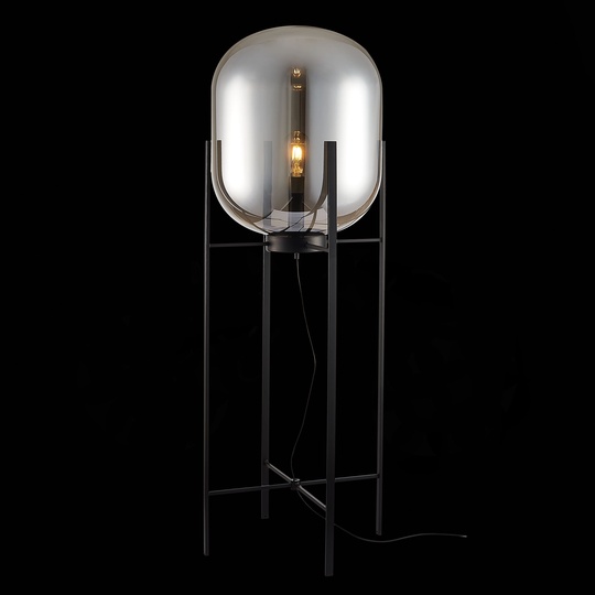 Напольный светильник - торшер Burasca, черный, 48 см, E27, 5 Вт