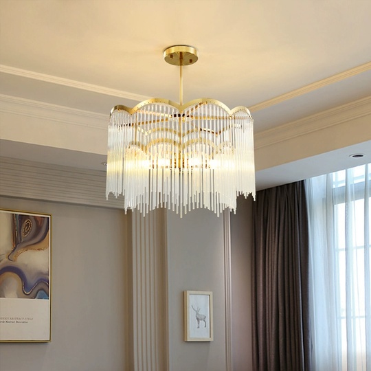 Люстра подвесная, медь, стекло, AUTUTKUN 80*45, металл, Е14.