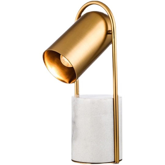 Лампа настольная золото, Marble Tube Table, 20*38 см