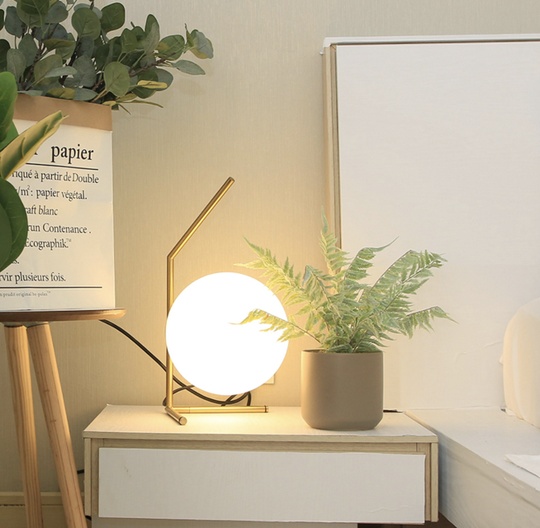 Прикроватная лампа золото CODDA, E27*1, MAI HE MAI