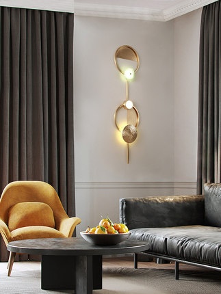 Настенный светильник MAI HE MAI бронза, 97*25 см. TOP BRASS PILL - cветильник настенный бра, LED, 12 Вт