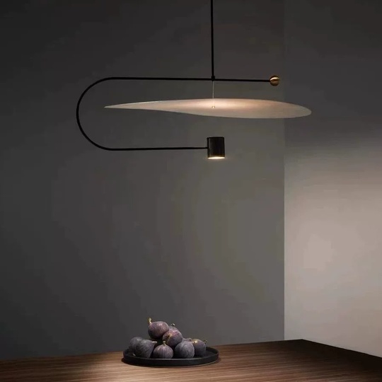 Светильник подвесной, черный, Orvexa, металл, 53*29 см, LED