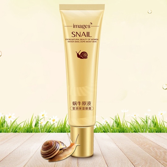 Увлажняющий крем для кожи вокруг глаз на основе муцина улитки Images Snail