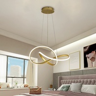 Люстра подвесная, золото, ПММА, JOSEPH GOLD 70*120, металл, LED