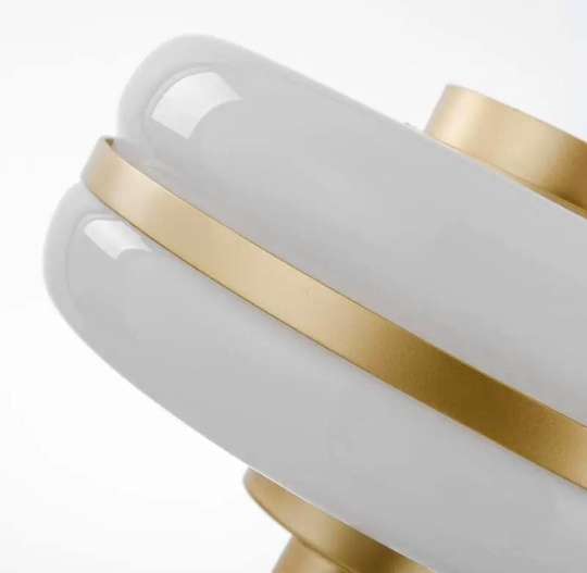 Настольная лампа FREDO 30*55, лакированное золото, металл, Е27.