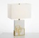 Настольная лампа DIADEM 38*55, белый, камень, металл