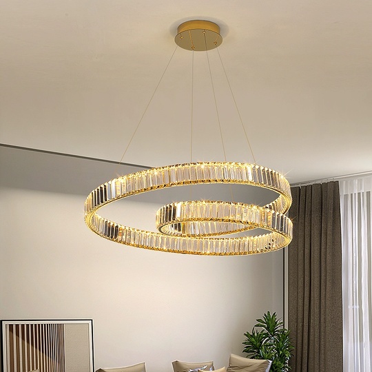 Люстра подвесная, медный, кристалл, AYSEL 60*20, металл, LED.