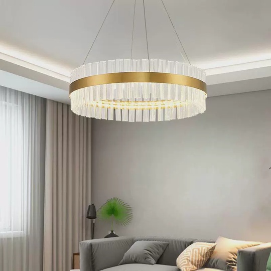 Люстра подвесная, медный, стекло, DECORATIVE 120*18, металл, LED.