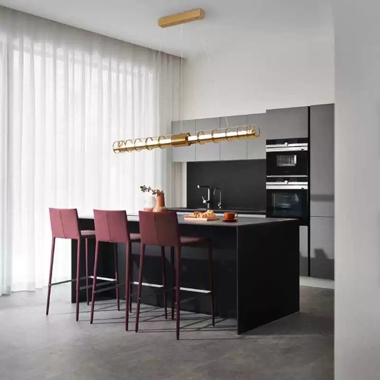 Светильник подвесной, золотой, Aeliora, металл, 200*10 см, светодиодная, LED