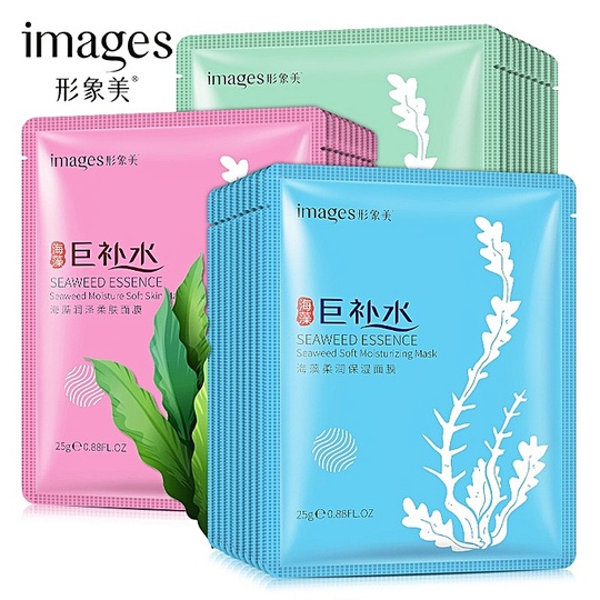 Тканевая маска для лица с морскими водорослями Seaweed Moisture Soft Skin Mask