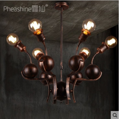 Дизайнерский светильник 76*43 см led, e14, железо, стекло