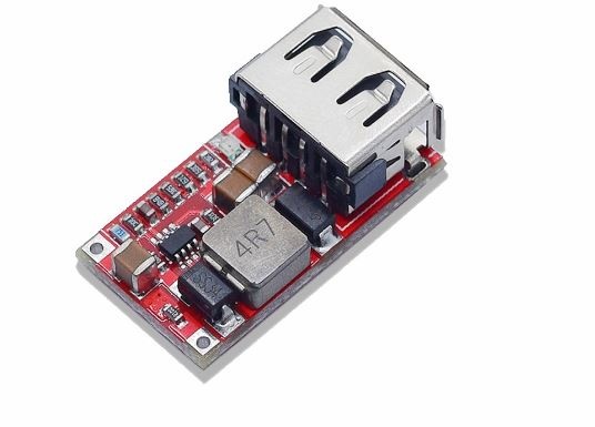 Преобразователь DC-DC  QS-1205CBUL-3A c USB