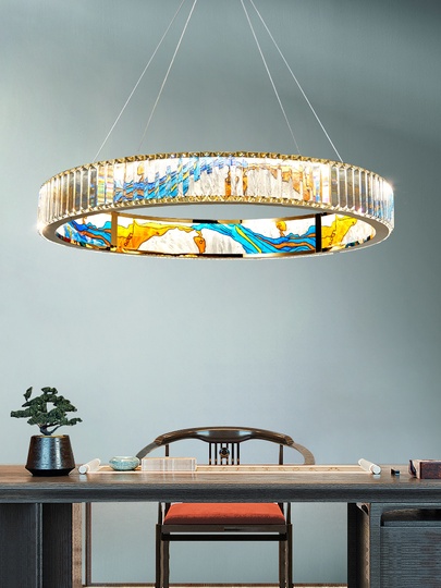 Люстра цветная, AKIRA, 60*12, LED, 45 Вт