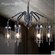 Дизайнерские светильник белый Aelvino, 70*61 см, led, e14, железо, стекло