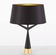 Настольная лампа AUSTEN 45*60, черный, металл, Е27.