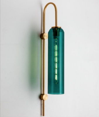 Настенный светильник (Бра) FOSA EL, зеленый, E27