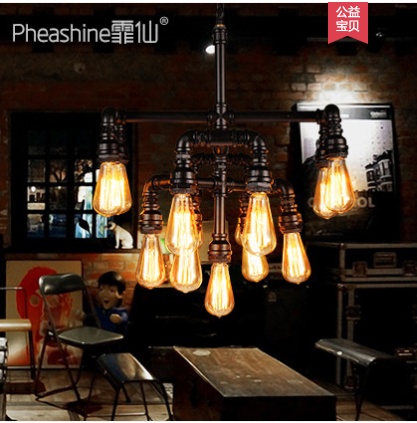 Дизайнерские светильник e14 железо, стекло, потолочный, led, 52*52 см, китай