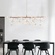 Дизайнерский люстра HERACLEUM, 106*35 см, led, железо