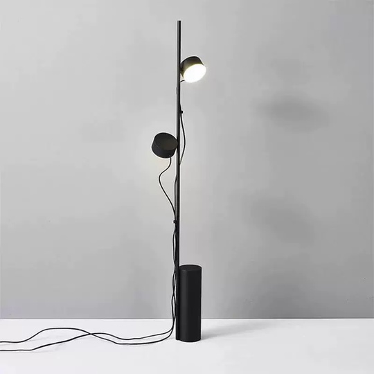 Торшер черный Elypta, 22*136 см, LED, металл, 7 Вт