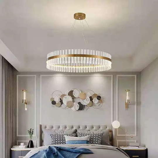 Люстра подвесная, медный, стекло, DECORATIVE 60*18, металл, LED.