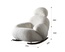 Кресло-качалка Белое. Bean, 98х90х89 см