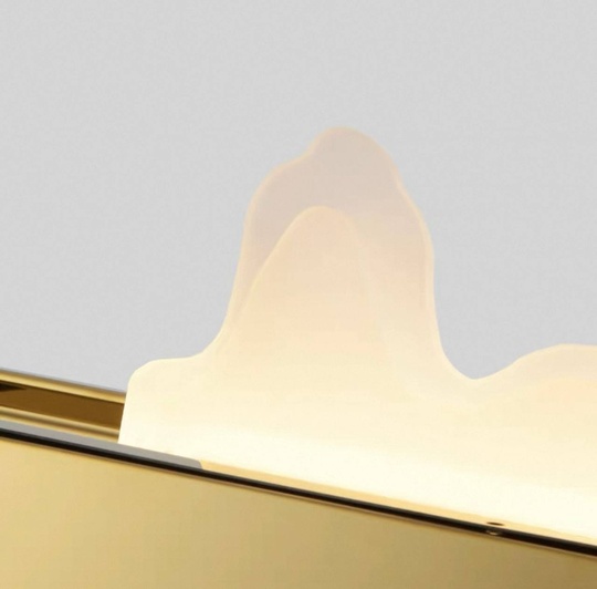 Люстра золотая Virella, металл, 150 см, 150*45 см, светодиодная, led