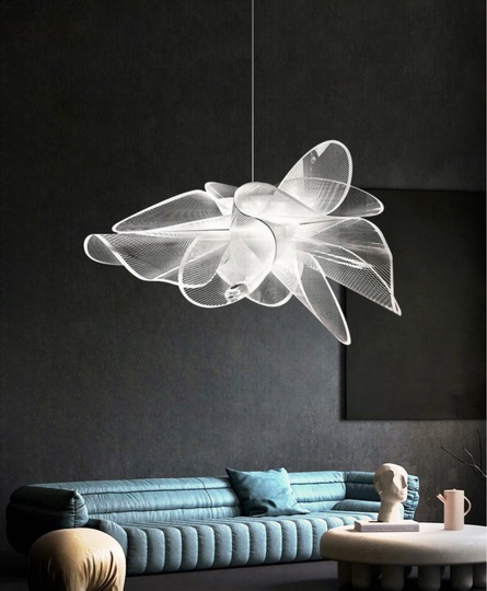 Подвесной светильник MAI HE MAI белый, 90 см, акрил. Veli LA BELLE ETOILE, LED, 60 Вт
