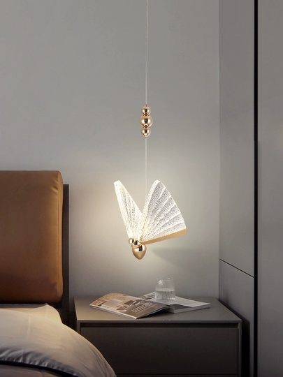 Подвесной светильник золотой Entrosic, металл, 17*19 см, LED