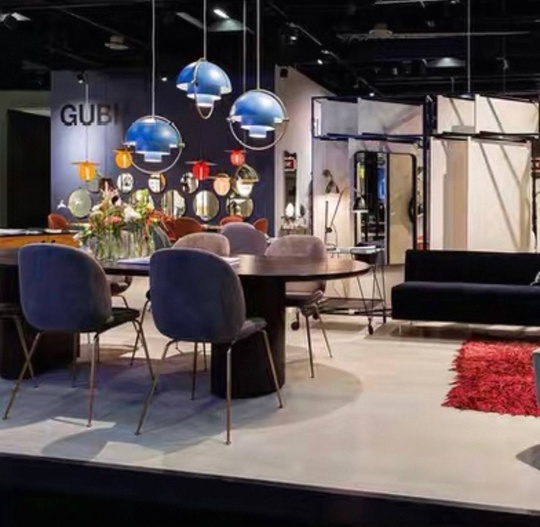 Светильник синий Alveora, металл, 38*40 см, Е27