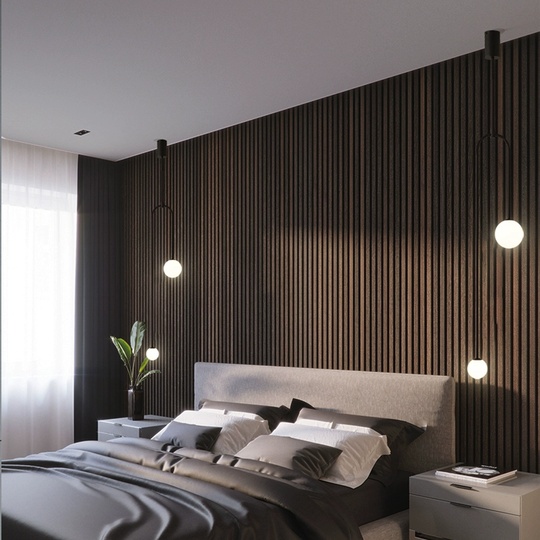 Светильник потолочный, черный, Elirvo, металл, 26*163 см, G9