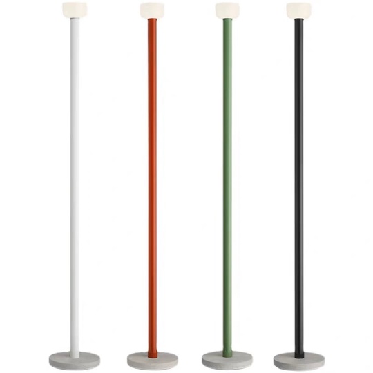 Торшер белый Elevith, 25*178 см, LED, мрамор металл, 10 Вт