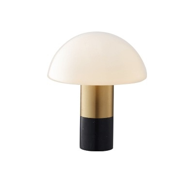 черная настольная лампа MUSHROOM FLAIR, 35*30 см