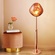 Торшер розовое золото Glow, 52*145 см, светодиодный, Е27, металл, 20 Вт
