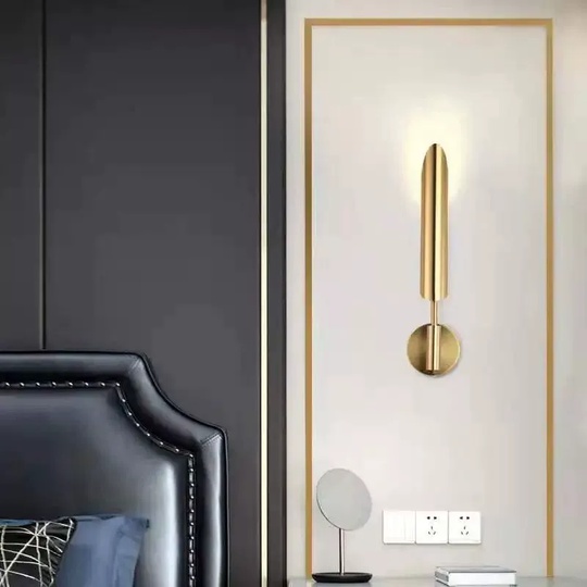 Настенный светильник, Бра OZ 10*39, медь, металл, G9.