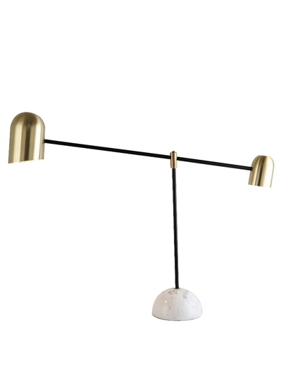 Настольная лампа золотая 67*45 см, Flexible Long