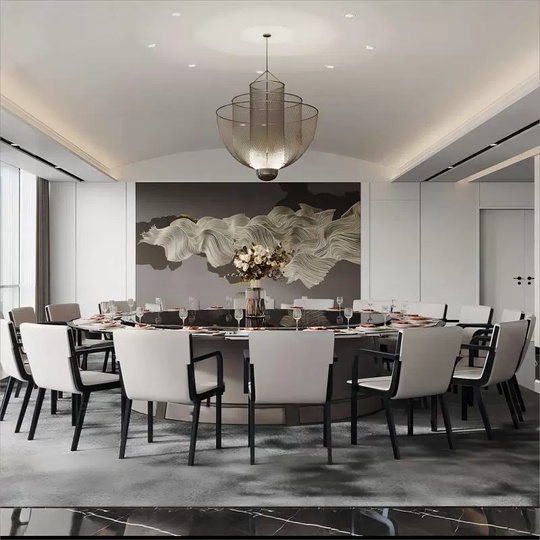 Люстра подвесная, серебро, металл-сетка, GWEN 60*74, металл, LED.