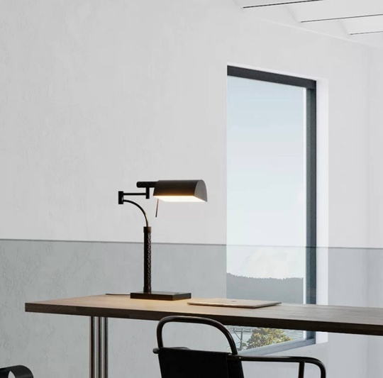 Настольная лампа BLACK 47*54, черный, железо