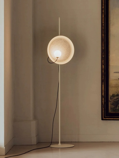 Торшер бежевый Alvoris, 25*25*165 см, LED, G9, металл, 10 Вт