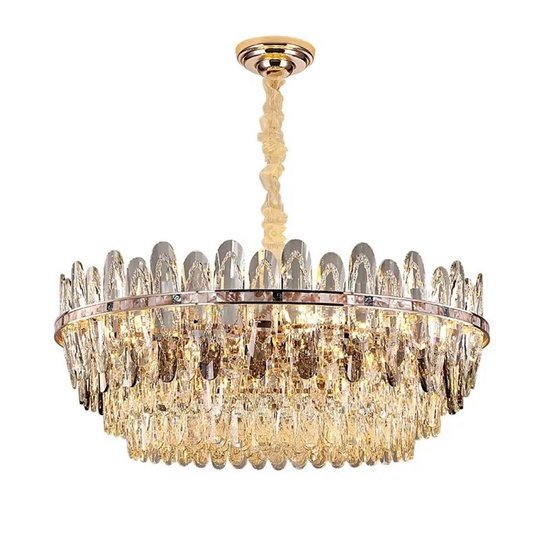 Подвесной светильник MIRAC 95*29, золотой, стекло, металл,  Е14.