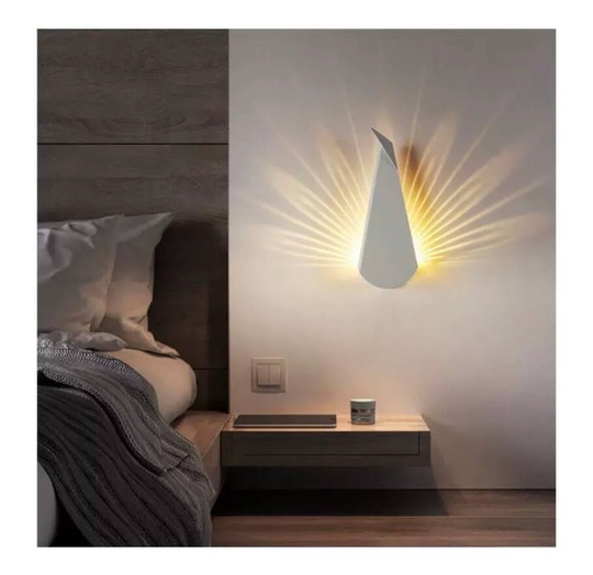 Настенный светильник, БРА EMRE 14*36, белый, металл, LED.