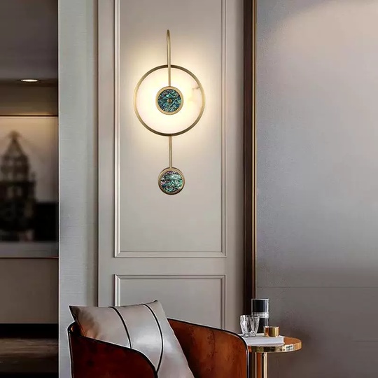 Настенный светильник COREY, Бра 25*50, античная бронза, металл, LED.