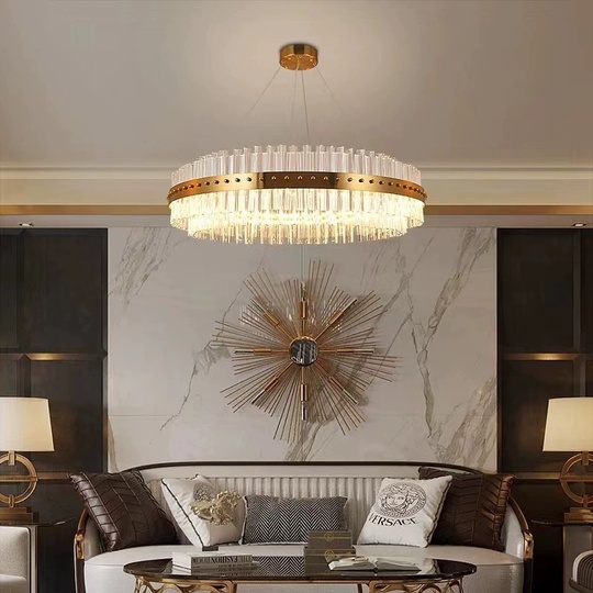 Люстра подвесная, медь, стекло, GUZ 60*18, металл, LED.