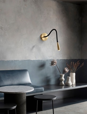 Настенный светильник (Бра) FLEXI MALANU, латунь, светодиодный