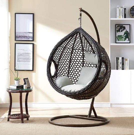 Подвесное кресло из ротанга Shang Xin Ge