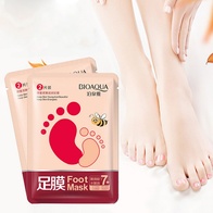 Смягчающая тканевая маска-носочки для ног с экстрактом меда Foot Mask