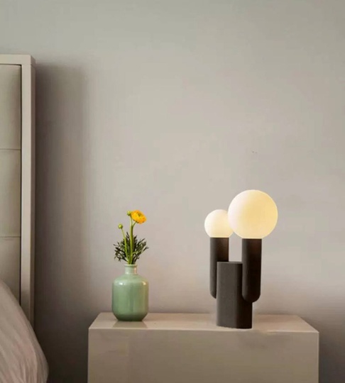 Настольная лампа DERRA 18*53, черный, смола