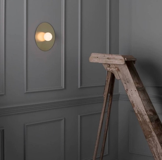 Настенный светильник EARL, Бра 25*25, медный, металл, G9.