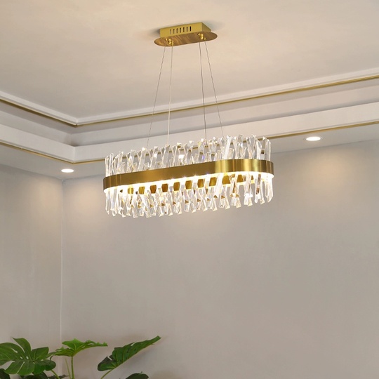 Люстра подвесная, медный, стекло, DRAMATIC 80*25, металл, LED.