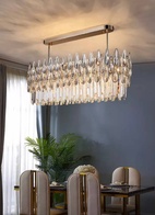 Люстра ASHU 100*28 золото, стекло, металл, Е14.